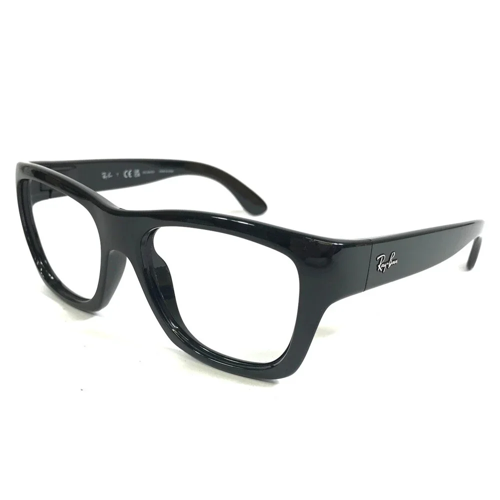 Ray-Ban Eyeglasses Frames RB4194 601/9A Shiny Black Square Full Rim 53-17-140
